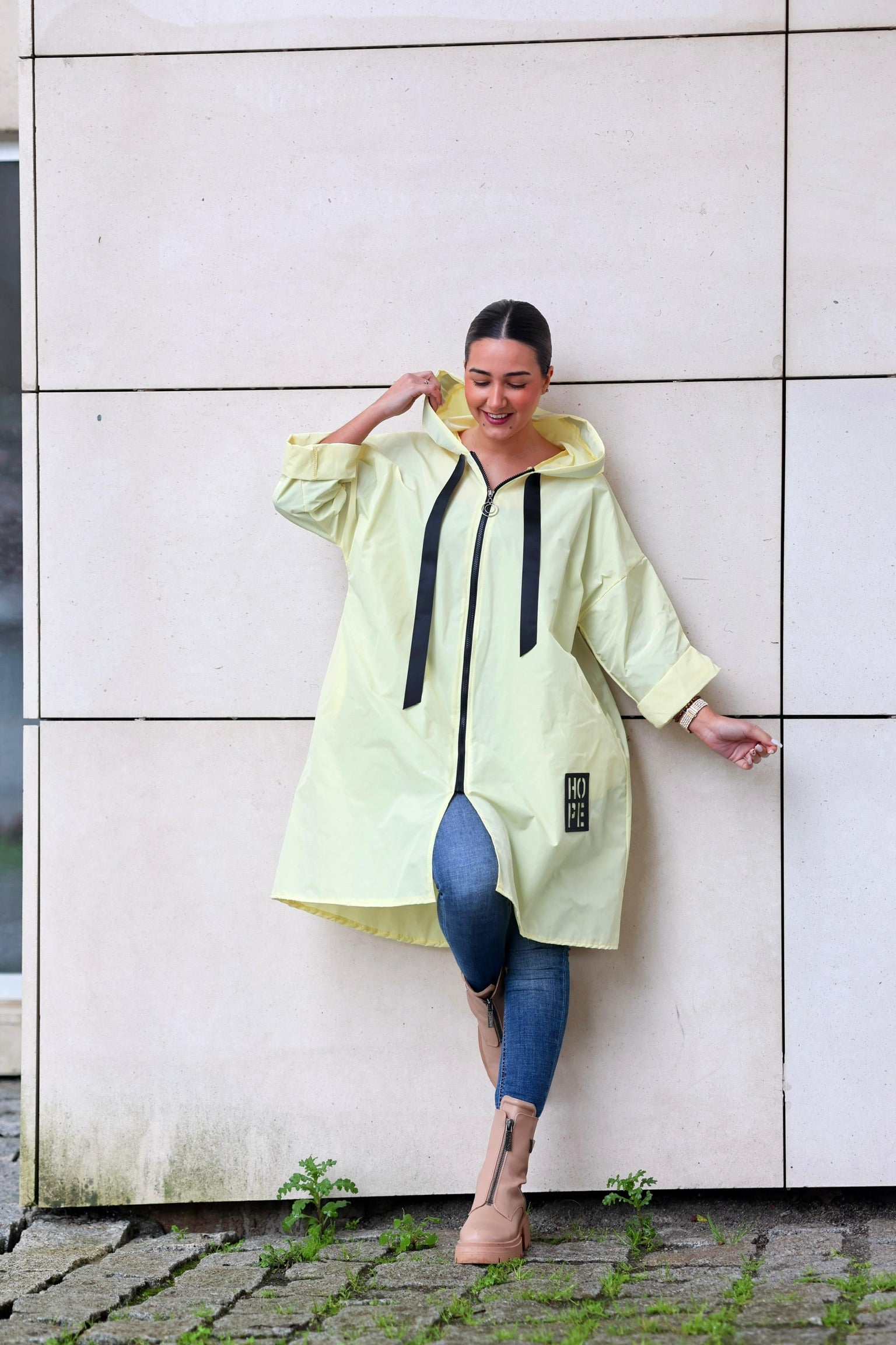 Parka Comprida Hope Amarelo Bebé