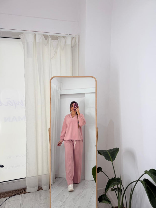 Conjunto Fato de Treino Rosa