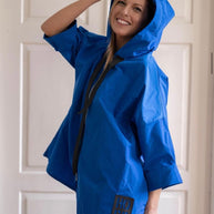 Parka Curta Hope Com Bolsos Azulão