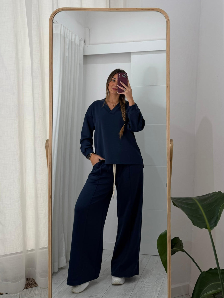 Conjunto Fato de Treino Azul Marinho