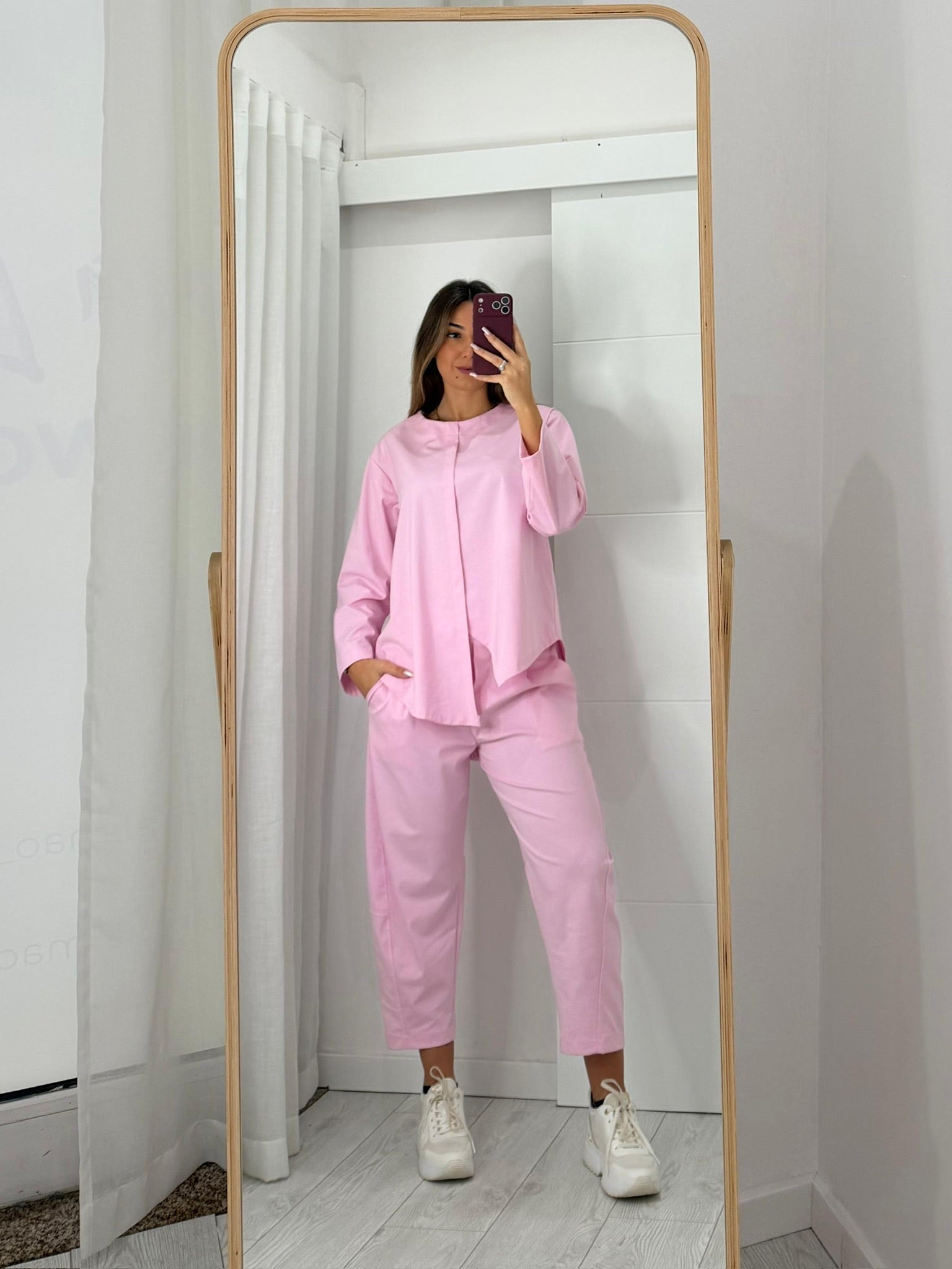 Conjunto Assimétrico Rosa
