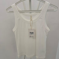 Top Com Elastano Branco