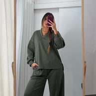 Conjunto Fato de Treino Verde Kaki